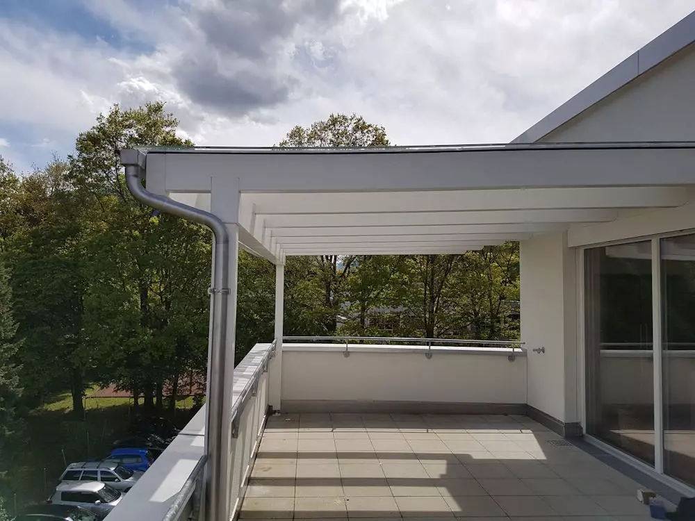 Überdachung, Berkmannbalkone, Hörbranz, Leiblachtal