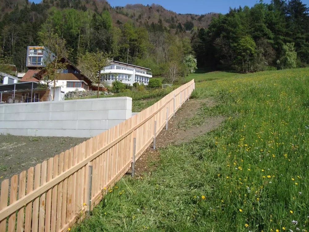 Zäune, Berkmannbalkone, Hörbranz, Leiblachtal